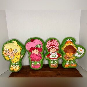 Lot 4 Strawberry Shortcake Plush Lemon Meringue, Raspberry Tart, Orange Blossom